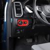 Red Headlight Switch Button Frame Trim Decor Cover Fit For Dodge Ram 1500 2018+