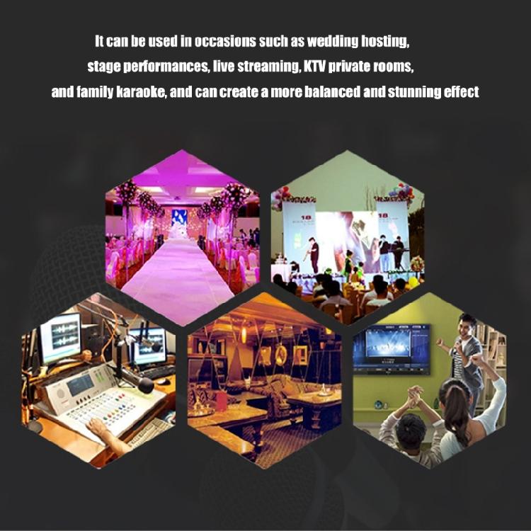 6Channel Audios Mixer USB Mixing Board With Wireless Streaming Audios Effect Basses/Trebles Controls For Podcast Setups