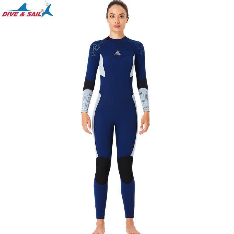 3mm Neoprene Wetsuit Men Women Warm Lined Dive Surf Suit Cold Water Swimming Snorkeling Kayaking