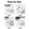 Tissue Dispenser Tissue Box Spring Automatic Lift Spring Loaded Tissue Box Office Home Kitchen Toilet  Bracket Kitchen Organizer