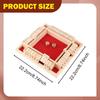 Shut The Game Table Math Props Number Learning Portable Toy, Wooden Board for