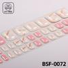 Popular Style New 3D Waterproof Nail Sticker Plastic UV Free Nail Wraps Toe Wraps