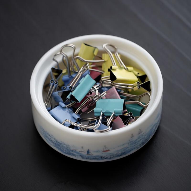 Xiamen City View Ceramic Pen Holder & Storage Jar