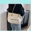 Trendy Large Capacity Canvas Tote Bag For Women Fashionable Crossbody Handbag