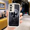 Phone Case for Samsung Galaxy A17 A16 A15 A14 A13 Black Cat Witch Aesthetics A56 A36 A26 A55 A35 A25 A54 A34 A24 A53 A33 A23 A07