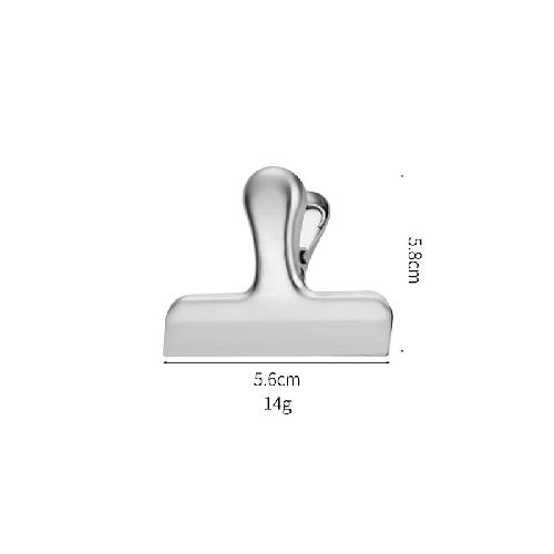 Stainless Steel Sealing Clip Kitchen Food T-shaped Clip Fresh-keeping Bag Clip Snack Clip Moisture-proof Sealing Clip File Small Clip