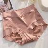 Large size seamless comfortable breathable underwear basic cotton underwear soft comfortable mid-waist briefs spot