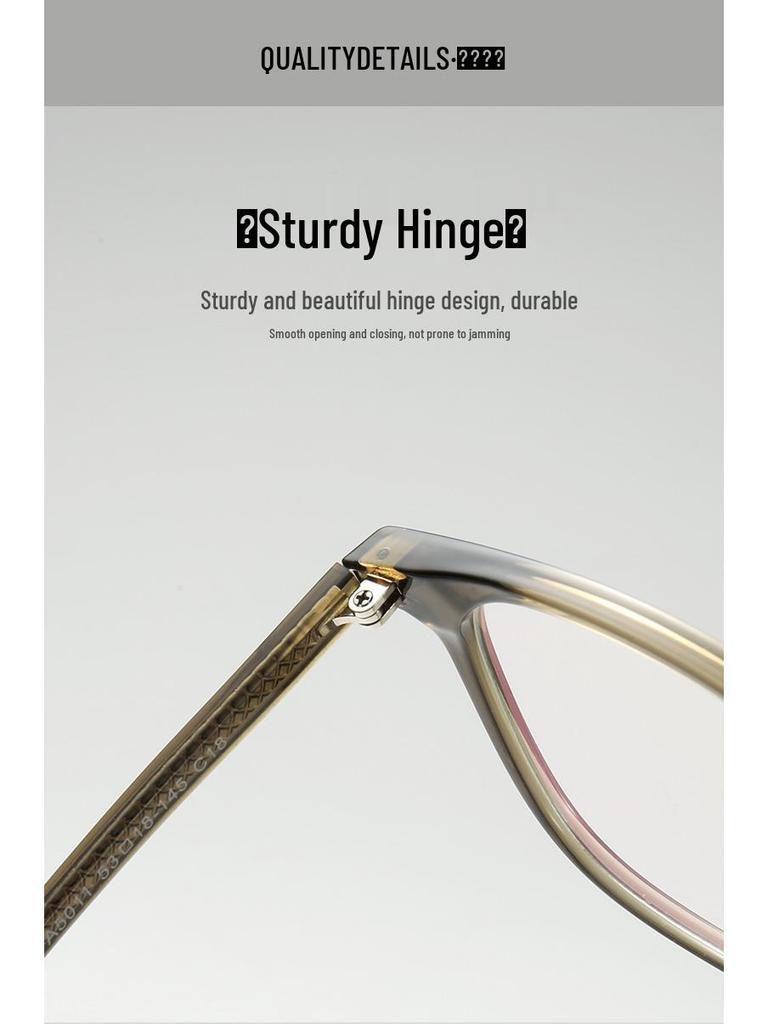 5011 Nouveau Modèle Monture de Lunettes de Mode Unisexe, Grand Design Tendance Coréen, Compatible avec les Verres Correcteurs.