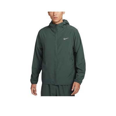 Loose Breathable Polo Collar Hooded Long Sleeve Jacket Men Jackets Green FB7483-338