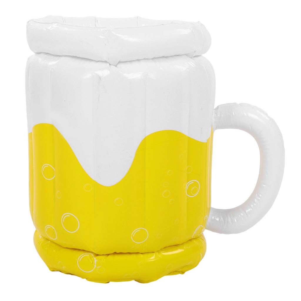 Inflatable Beer Mug Large Capacity Portable Inflatable Beer Cooler for Outdoor Beach Pool Party