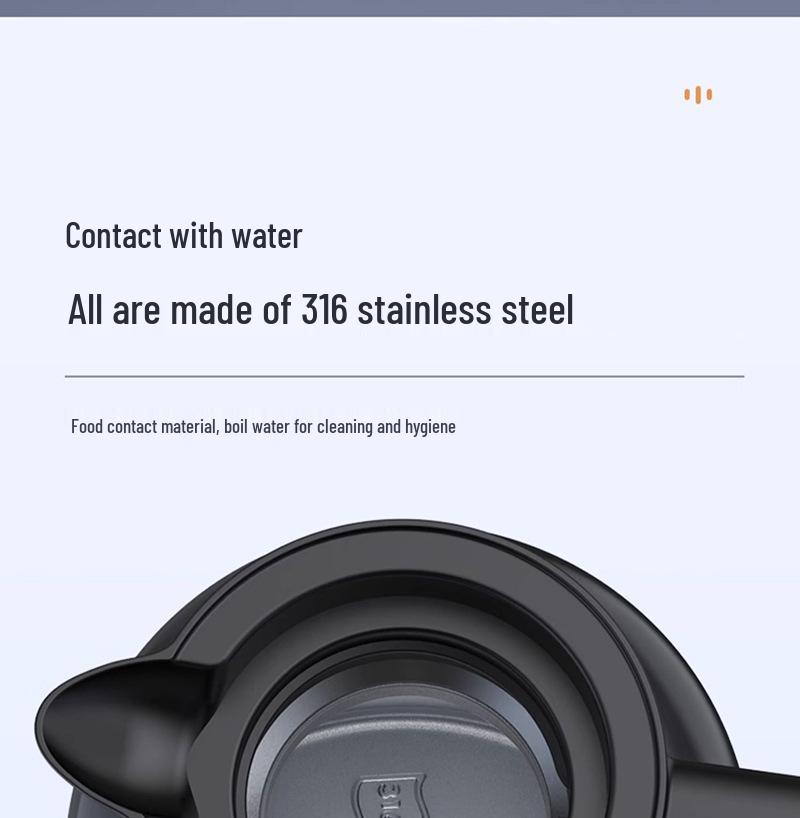 316L Stainless Steel Large-Capacity Thermos Kettle for Tea Brewing and Steeping