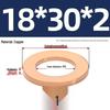National Standard Red Copper Gasket Seal Ring and Flat Washer M3-M60mm for Marine Instruments