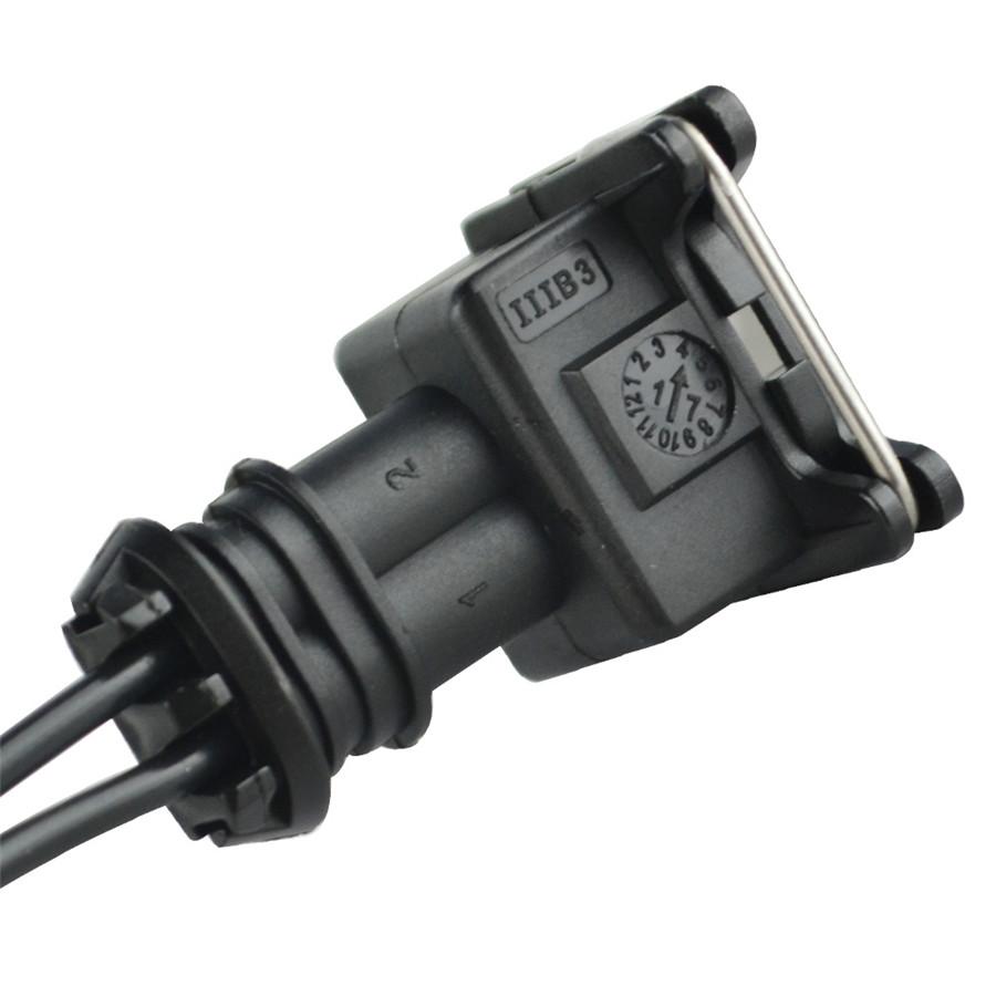 New Universal 8PCS Fuel Injector Connector Wiring Plugs Clips Fit For EV1 OBD1 Pigtail Cut & Splice