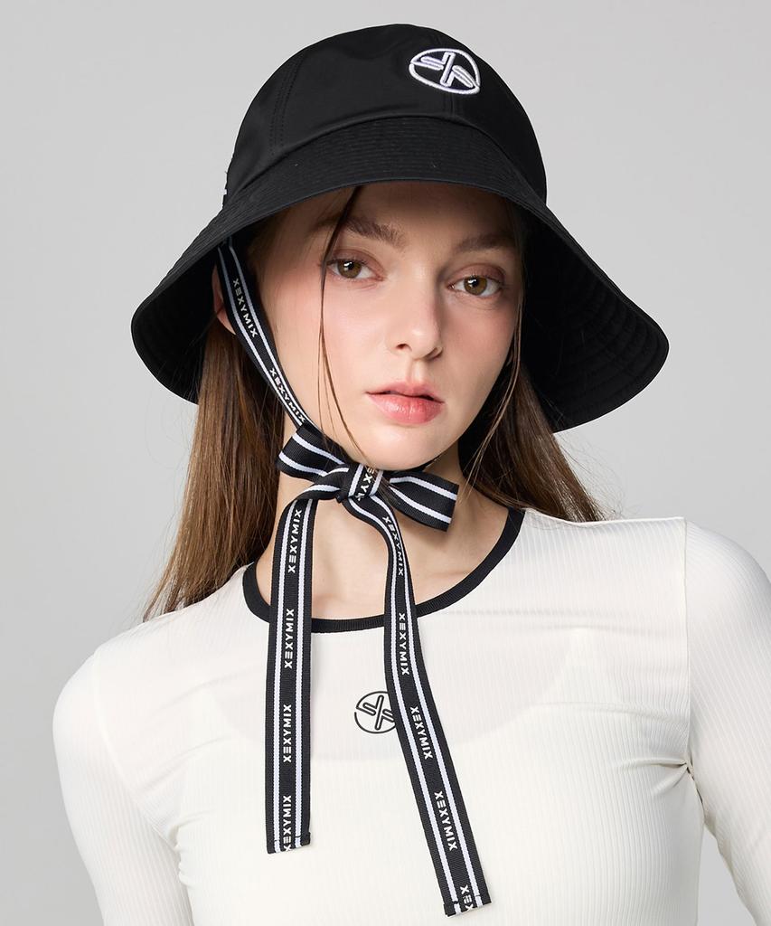 XEXYMIX Asymmetrical Ribbon Bucket Hat Xfl5Ac1701