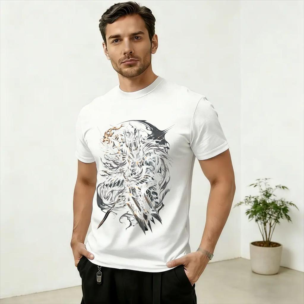 SAURON Art Cotton T Shirt For Unisex Summer Awesome T Shirts Round Neck Leisure Tees Oversized Hot Sale Clothing