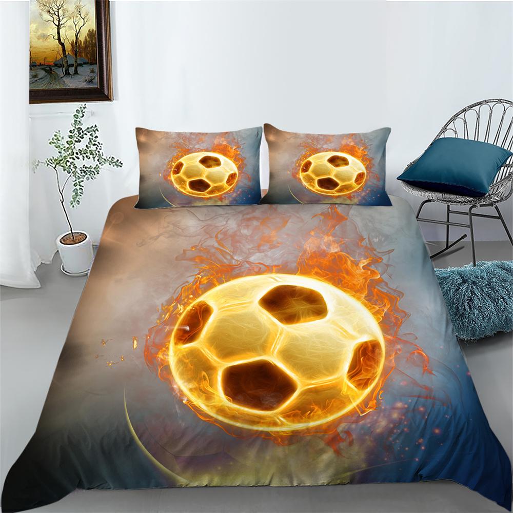 Pościel z nadrukiem w kulki Pokrowiec w pełnym rozmiarze Pościel dla chłopca Projekt Wysokiej klasy poliestrowa, fajna pościel do domu