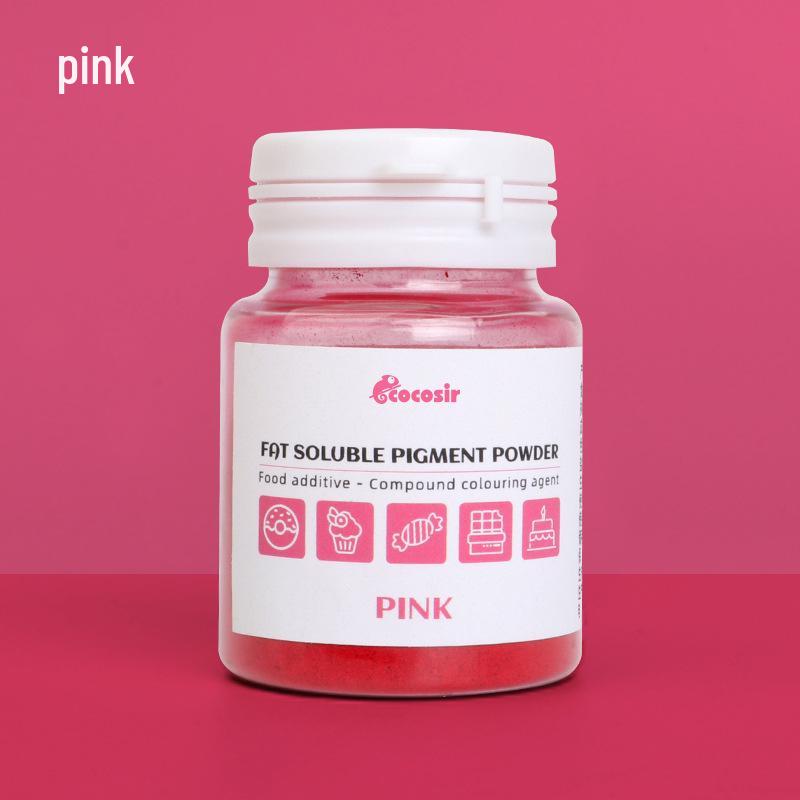 Chocolate Oil-Soluble Color Powder for Pastry, Mousse, Sandblasting, Fondant, Glaze, Lipstick, Macaron - 10g.