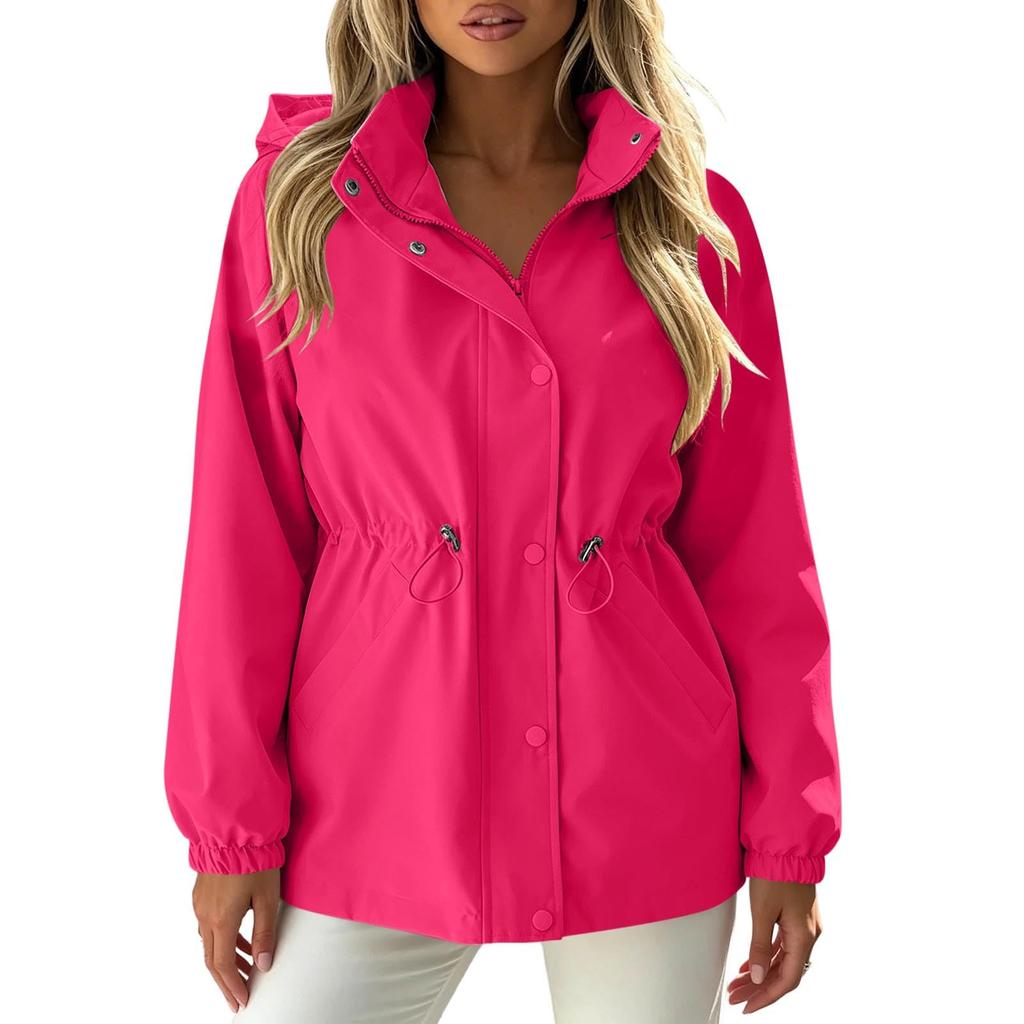 Women's Slim Fit Windbreaker Jacket for Outdoor Hiking