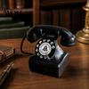 Studiekamer Decor Vintage Oude Telefoon Ornamenten, Mini Retro Bureau Telefoon, Klassiek Compact Telefoonmodel Vaste Lijn Hars Decoratief Nostalgisch Huis