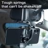Rearview Mirror Phone Holder for Car Free Rotation Adjustment Phone Mount Stable Gripper Smartphone Navigation Bracket