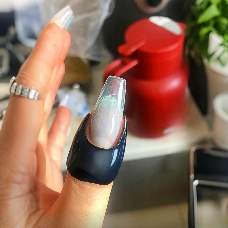 5 Stück/1 Satz U-förmige Nagelschutzfolie, verwendet für Nageldruck und Malerei, Nagellack-Spritzschutzwerkzeuge, Nagelverstärkungswerkzeug