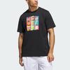 Adidas Metaverse Little Stripe Print Sports Tee Men Tops Black IM4631