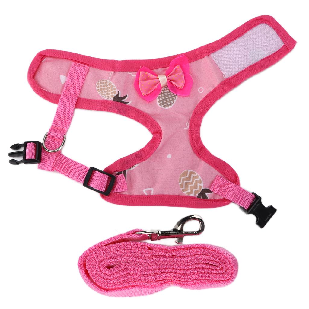 Pet Chicken Traction Rope Training Walking Pet Chicken Adjustable Strap Traction RopeM Pink