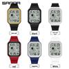 Sanda New Electronic Astronaut Watch – Square Strap, Detachable, Digital for Teens and Students