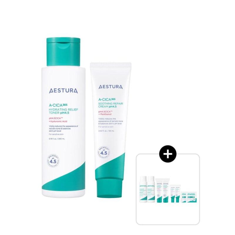 Acica 365 Moisture Toner pH4.5 200ml + Cream pH4.5 60ml