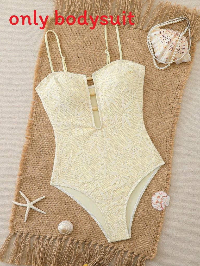 Bohemian Summer Swimsuit With Polyester Fabric For Water Sports And Beachwear