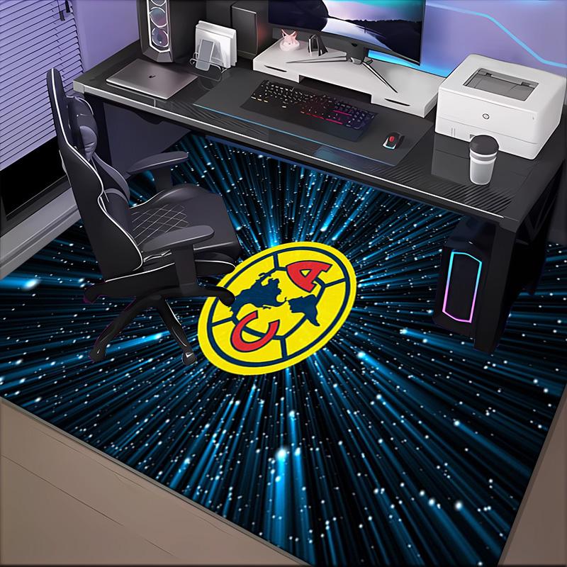 Club America Emblem Rug Game Carpet, Floor Mat for Bedroom Living Room Entryway Rug, Home Decor Idea Gift for Christmas birthday