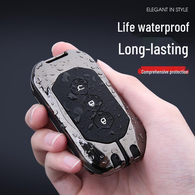 2020 Wuling Capgemini Smart Key Cover: Protective Metal Shell with Buckle