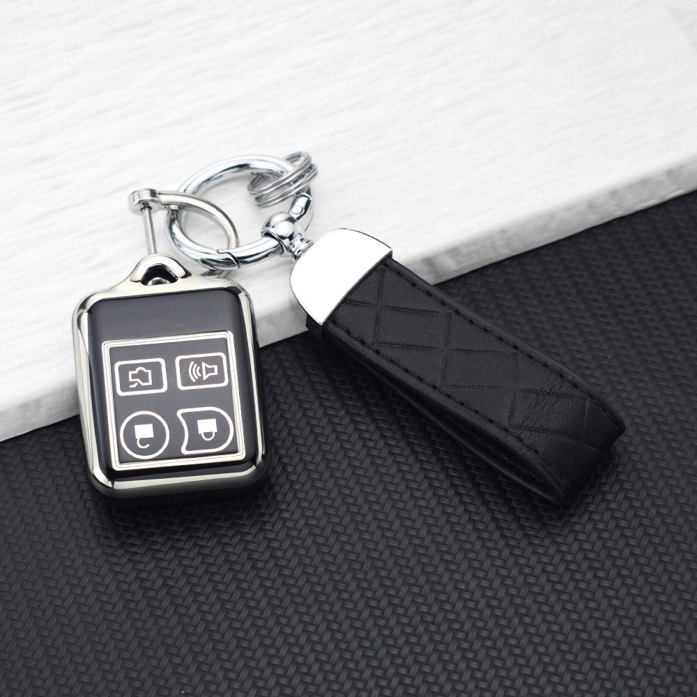 3/4 Buttons Silver Key Cover For Ford F150 F250 Focus Ranger Explorer Freestyle E150 Econoline For Lincoln Mercury TPU Case Bag