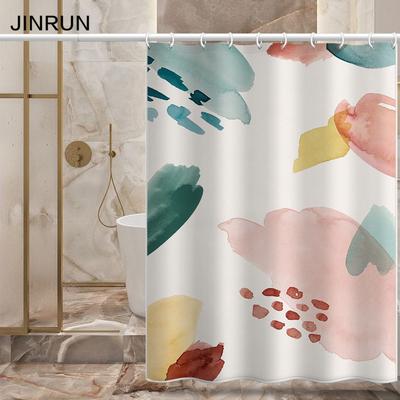 Banyo Kalınlaşmış Su Geçirmez Perde Küf Geçirmez Duş Perdesi Duş Bölümü Perdesi Duş Perdesi Banyo Perdesi Ücretsiz Delikli