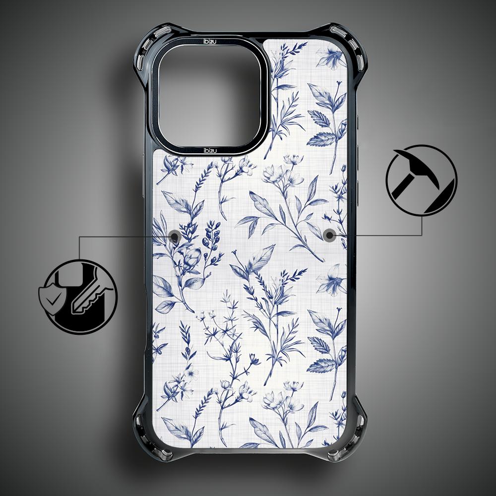 Etui Iphone 14 Pro Max Ibizu Dropguard Ultra Z Magsafe, Pastel Bloom, Lazurowe Szepty