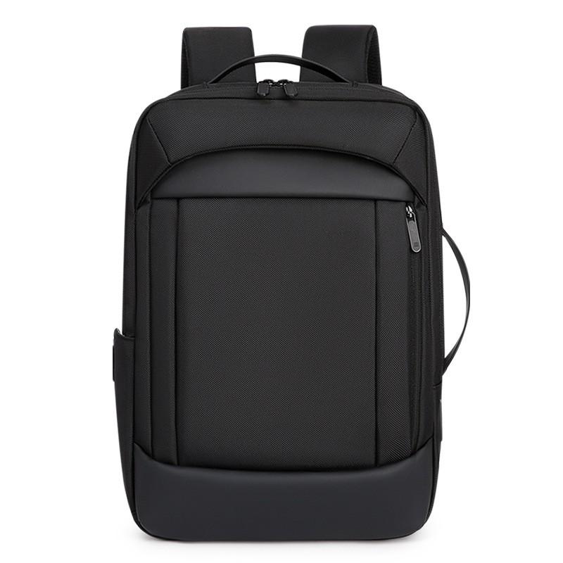 Unisex Business Travel Backpack Laptop Up To 15.6 Inch Water-Resistant Oxford Fabric Lightweight With Air-Cushion Straps