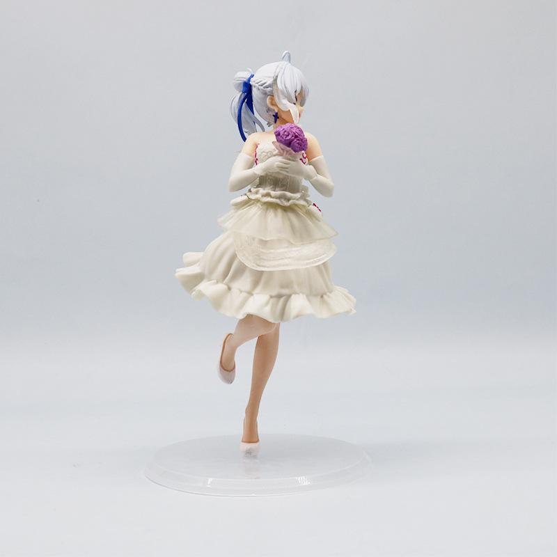 Anime Reise von Elaina Figur Brautstrauß Mädchen Modell Schreibtischspielzeug