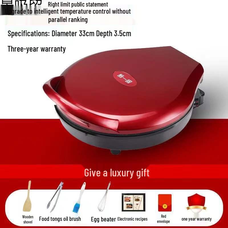 Double-Sided Electric Griddle: Multifunctional Pancake & Crepe Maker, New Deepened Model