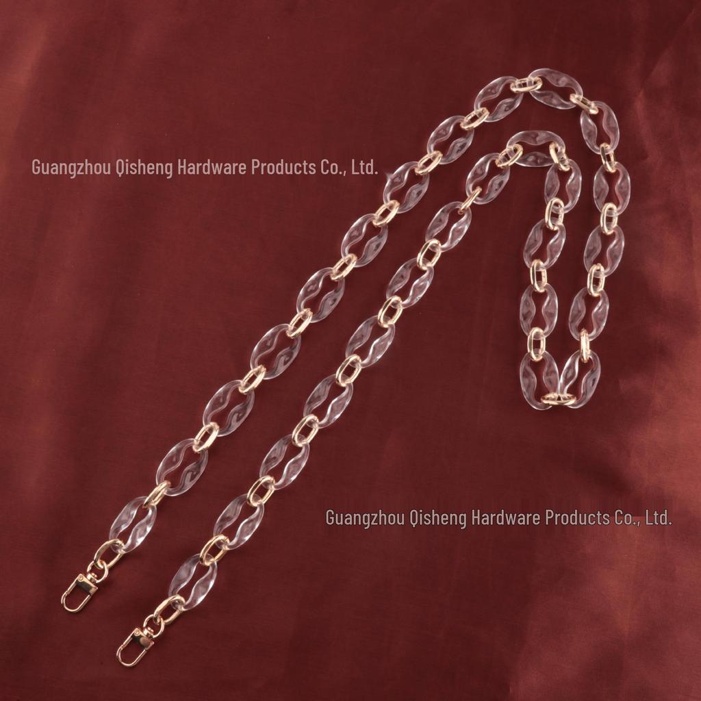 Versatile Retro Acrylic Resin Chain for Phone Case and Bag Accessories