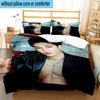 3PCS K-pop Stars In Urban Vibes 3pcs Bedding,Including 3PCS Duvet Cover And 2pcs Pillowcases Perfect for Christmas,Ideal for Bedroom, Dormitory