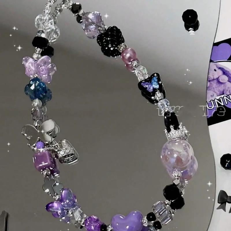Ins-style Dreamy Heavy Industry Light Luxury Girl Mobile Phone Chain, Phone Case Pendant, Ccd Camera Chain