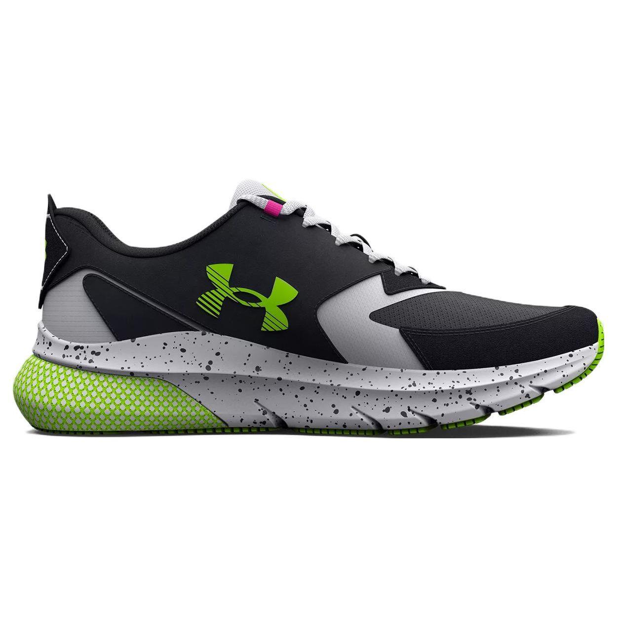 Мужские кроссовки Under Armour HOVR Turbulence Black Lime Surge Green White 3026137-003 — фото 2