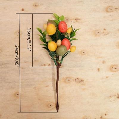New Easter Egg Tree Decorations Simulation Leaf Creative Branch String Home Ornament For Decorations