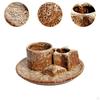 Incense Burner Holder Decor Accessories Home Fragrance Ceramic Ornament for Tabletop Living