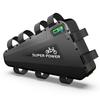 Almacén UE Batería Triángulo Ebike 48V 30Ah con Celdas de Iones de Litio 21700 BMS GPS 50A Cargador Rápido 4A