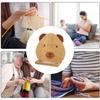 Blocking Boards For Crochet Projects Wood Bear Shape DIY Crafting Tool Handmade Crochet Blocking Board For Crocheters Knitters