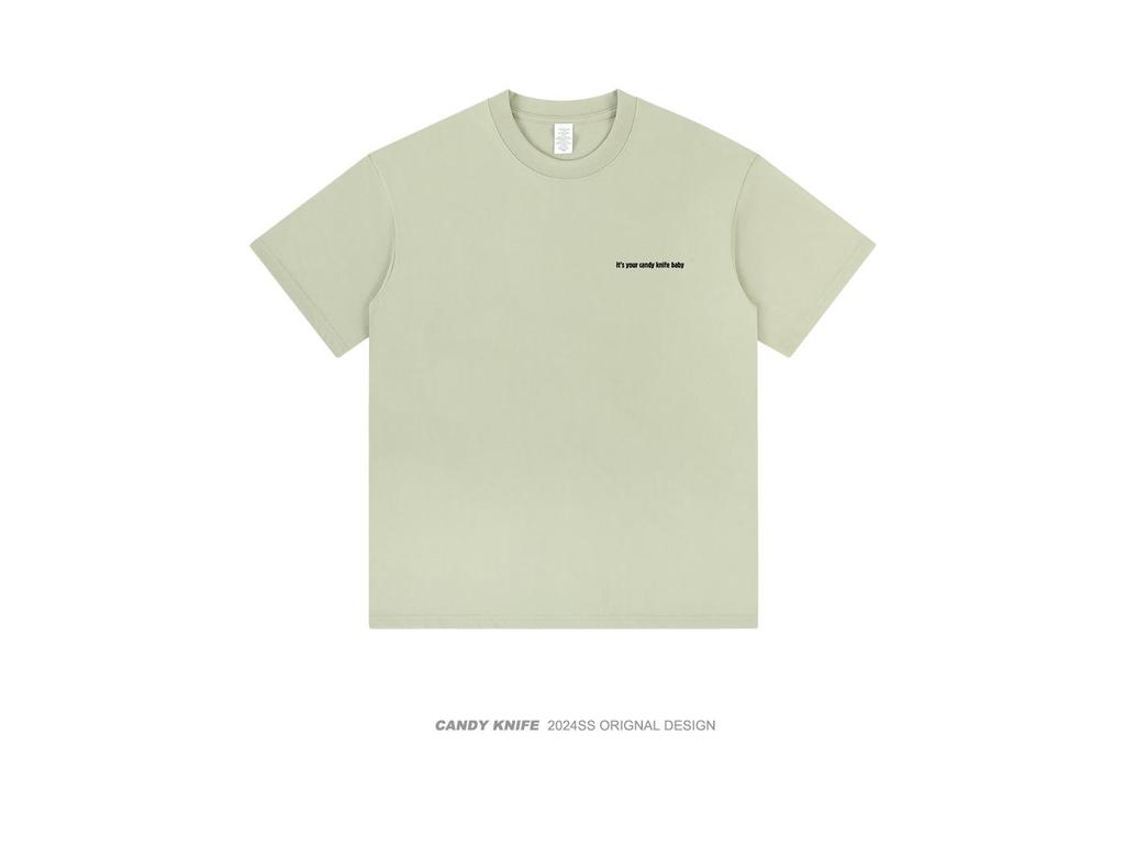 Unisex American Classic Letter Print Loose-Fit Short Sleeve T-Shirt (2024)