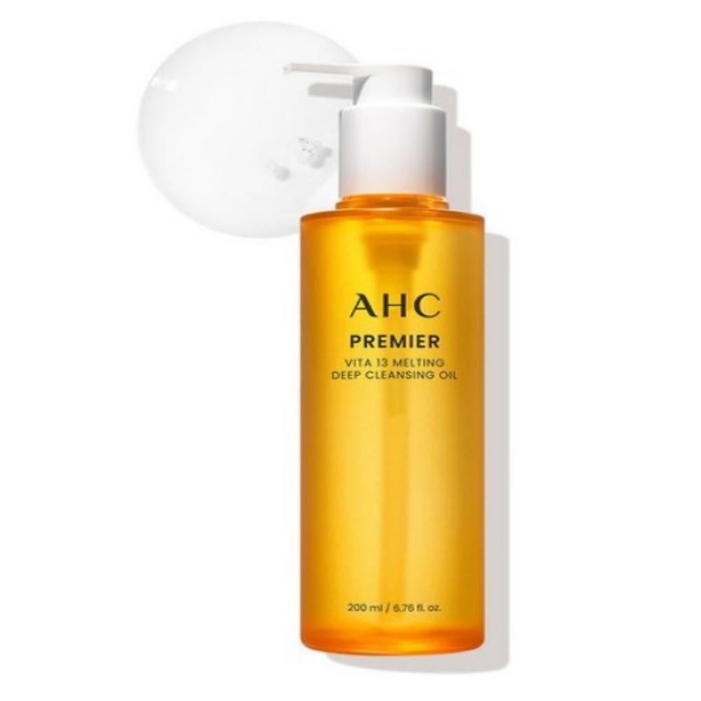 AHC Premier Vita 13 Melting Deep Cleansing Oil Makeup Remover & Hydrating Cleansing Oil 200ml