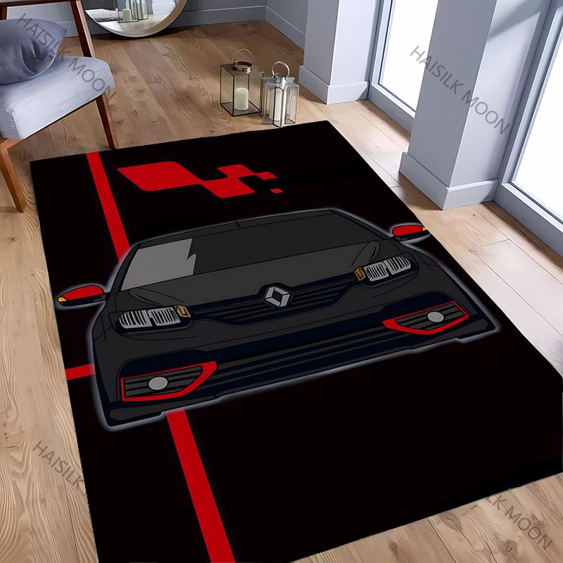 

3D Ковер с рисунком на тему автомобилей для гостиной, детской спальни, офисный коврик, придверный коврик для дивана, напольный ковер, противоскользящий, декоративный ковер, забавный подарок 40x60cm (16x24in)