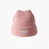 High Quality Solid Color Knitted Beanies Anti-cold Outdoor Winter Autumn Hats Keep Warm Ladies Casual Cap For Women/Men/Students